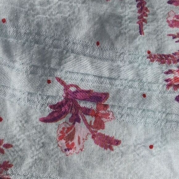 Free People Crinkle Square Neck Blouse Bodysuit 'ANGELA' in Mint Size m - Picture 5 of 16